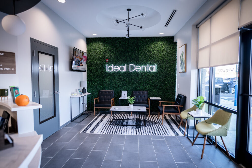 Ideal Dental office waiting room interior